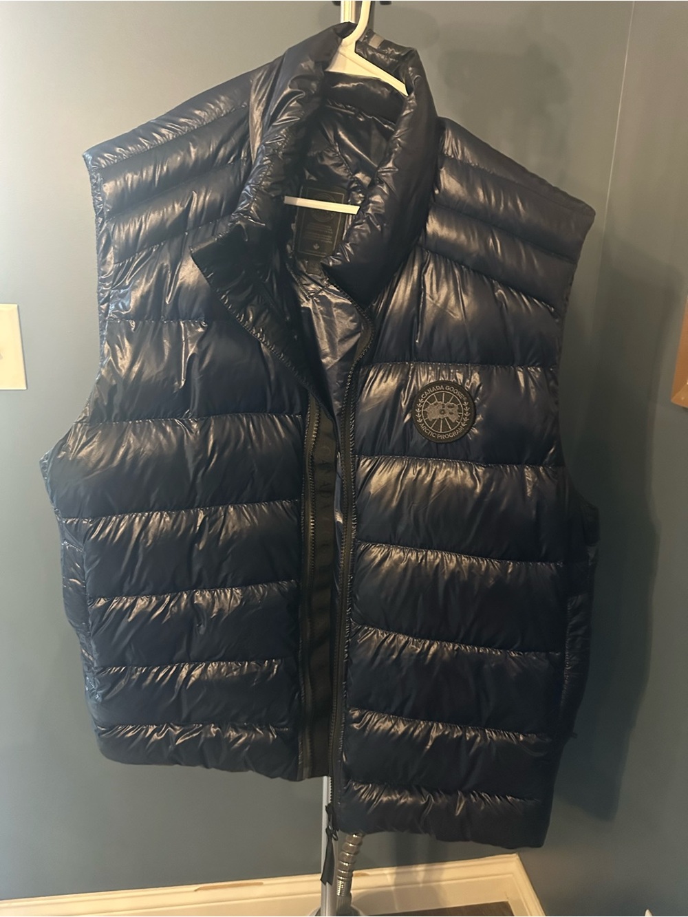 Canada Goose Men's Dark Navy Quilted Down Vest